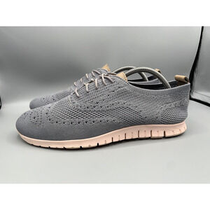 COLE HAAN ZEROGRAND Gray Pink Stitchlite Shoes Oxfords 212850 Women's Size 10 B